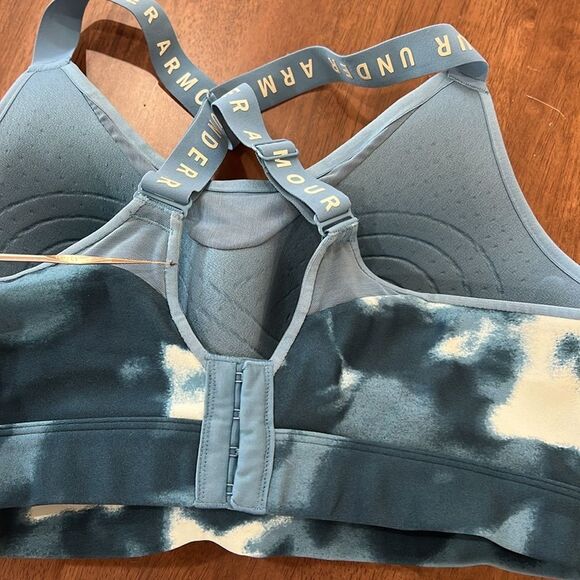 Under Armour Women's UA Infinity High Printed Sports Bra Plus Sz 1X High-Support - Picture 8 of 10